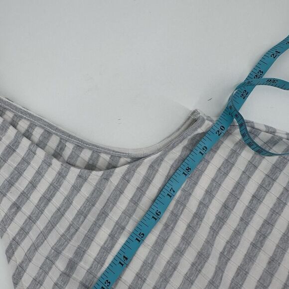 American Eagle Easy Rib Swing Mini Dress Sleeveless Gray Stripes NWT Womens XL - Picture 8 of 9